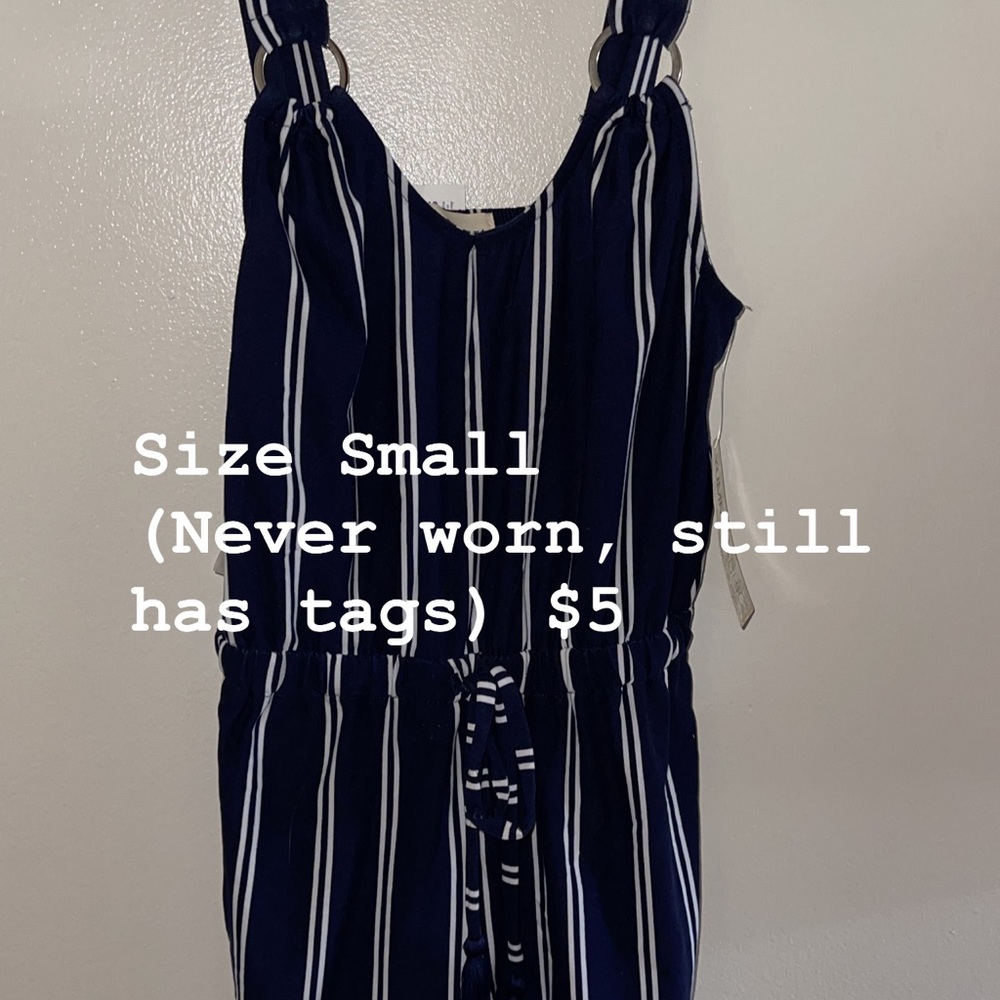 Summer Romper- Navy Blue